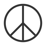 Peace SVG Icon